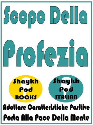 cover image of Scopo Della Profezia
